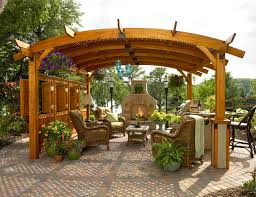 pérgola jardin